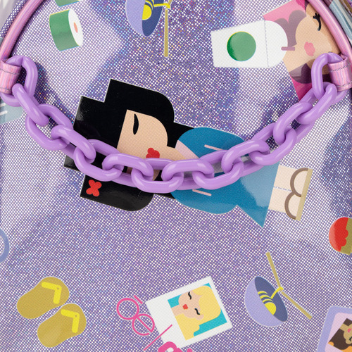 Bolsa Niñas Backpack Cloe Satreli Chico Color Violeta