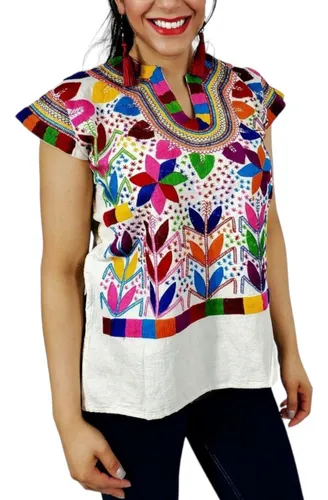 Blusas chiapanecas modernas sale