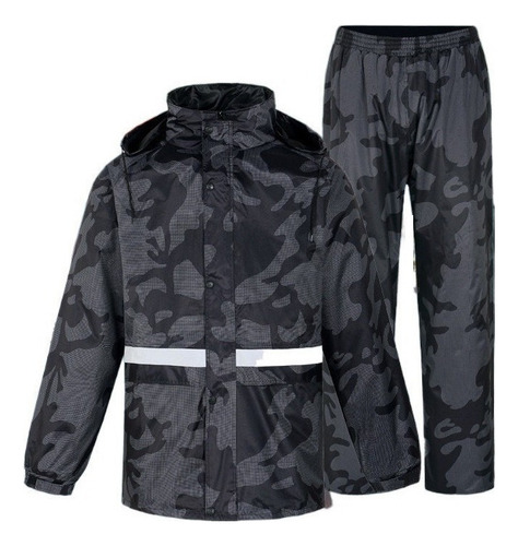 Tx Capa De Chuva Impermeável Para Motocicleta Camuflada
