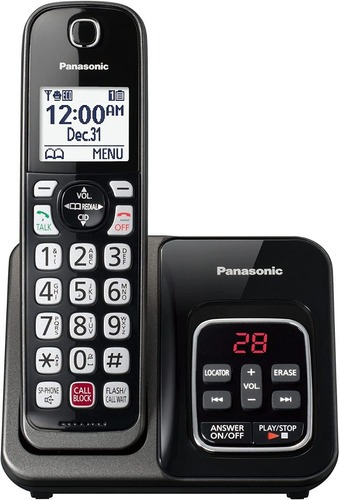 Telefono Sencillo Panasonic Inalambrico Bloqueo De Llamadas