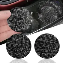 Comprar 2 Posavasos For Coche Con Brillantes Diamantes De Imitación