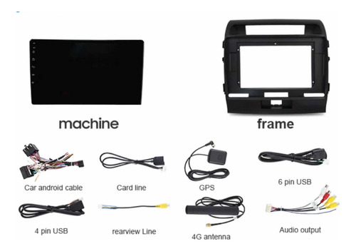 Cheradio Android 2+32 Carplay Toyota Sahara Lc 200 2008-2015
