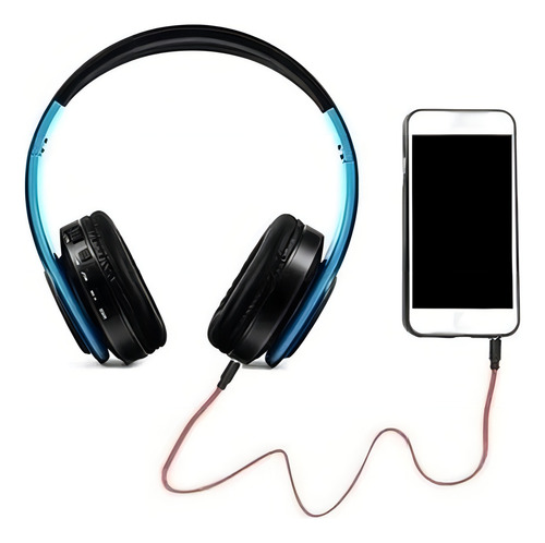 Auriculares genérica gamer inalámbricos Nakano Miku Headphones negro