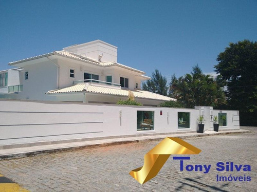 Belíssima Casa De Alto Padrão Em Condomínio Com Canal Navegável Cabo Frio - 1153