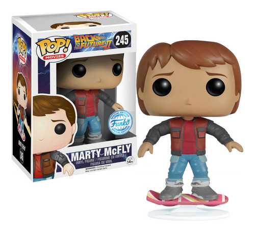 Funko Pop Back To The Future Marty Mcfly Hoverboard #245 Fun