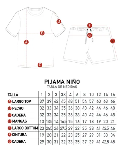 Pijama Corto Niño Personajes Negro One Piece