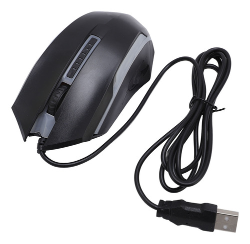 Mouse Com Fio De 1200 Dpi Com Fio Usb De 4,9 Pés Sensível A