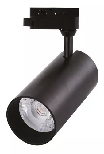 Foco de techo LED de 20 W, 2 luces multidireccionales montadas en  superficie, luces de techo de aluminio negro para cocina y oficina (color  negro