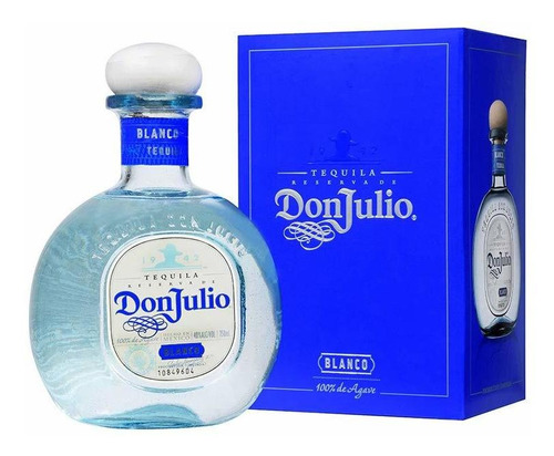 Tequila Don Julio Blanco (botella) 100 % Original