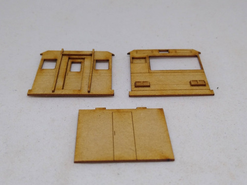 Imagen 3 de 6 de Nico Coche Subte Linea D Kit Fibrofacil H0 (mnt 36)
