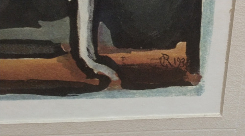 Imagen 2 de 2 de Cuadro: G Rouault Equestrienne The Circus Of The Falling Sta