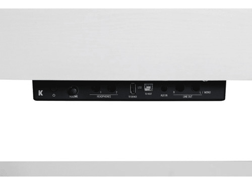 Piano Digital Kurzweil Con Mueble Cup M1 Bluetooth 88 Teclas Color Blanco