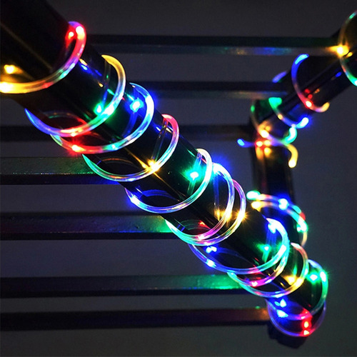 Yy Cadena De Tubos Led Solares De Luces Decorativas Para