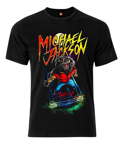Remera Estampada Varios Diseños  Michael Jackson Lobo