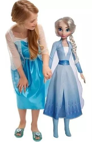 Conjunto de Bonecas My Size - Elsa e Anna - Frozen - Disney - Novabri -  Alves Baby