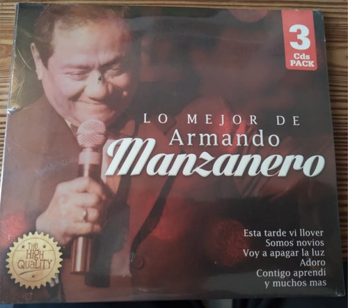 Armando Manzanero Lo Mejor De 3cd Nuevo Y Cerrado !
