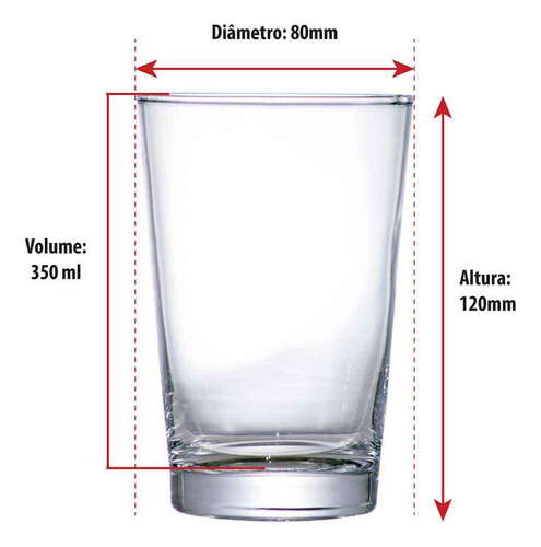Jogo de Copos para Cerveja Rótulo Caldereta 2pcs 350ml, Ruvolo
