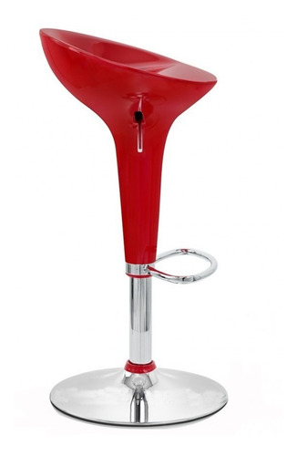 Sillas Altas X2 Banqueta Desayunador Taburete Barra Cocina Estructura De La Silla Rojo Asiento $$$ Diseño De La Tela Aquacel