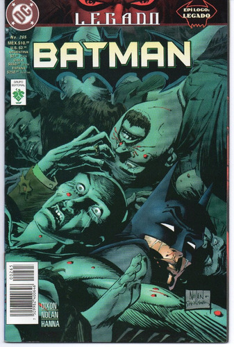 Comic Batman 265 Legado Parte 8 Vid Nuevo Envío Incluido