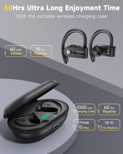 Auriculares Bluetooth Cancelación De Ruido 4 Micrófonos Llam