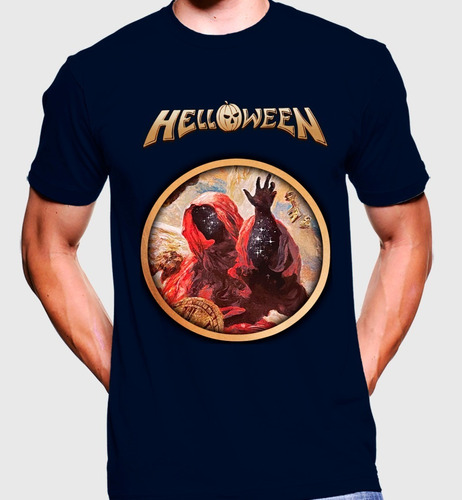 Camiseta Premium Rock Estampada Helloween 202