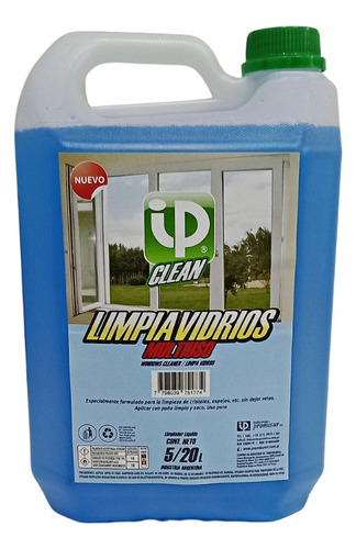Limpia Vidrios 5 Lt  Ip Clean