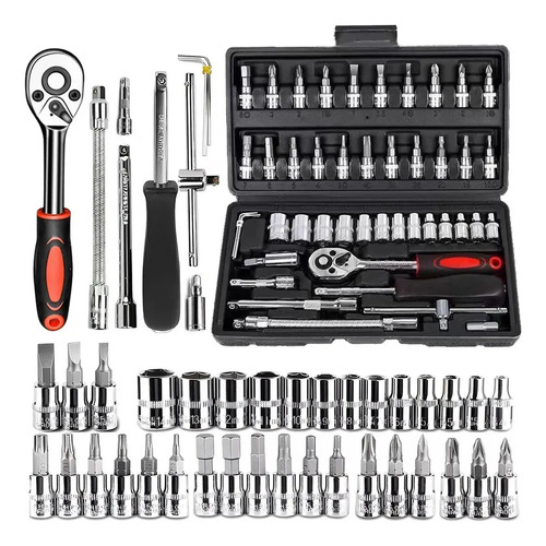 Reimay Juego De Herramientas Mecánicas Autocle Dados Acerokit 46pcs
