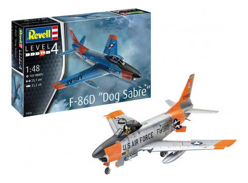 Sabre para cães F-86 D 1/48 Revell