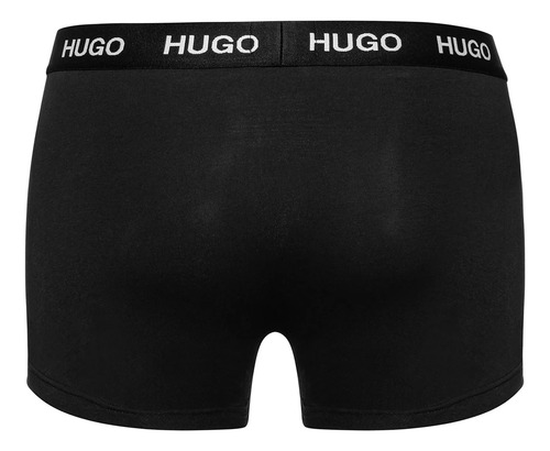 Boxer Trunk Hugo Boss Algodón Elastico Negro Original