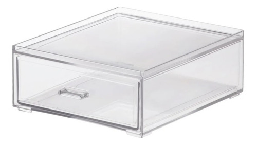 Imagem 1 de 1 de Organizador Porta Maquiagem Pincel Batom Acrílico 1 Gaveta