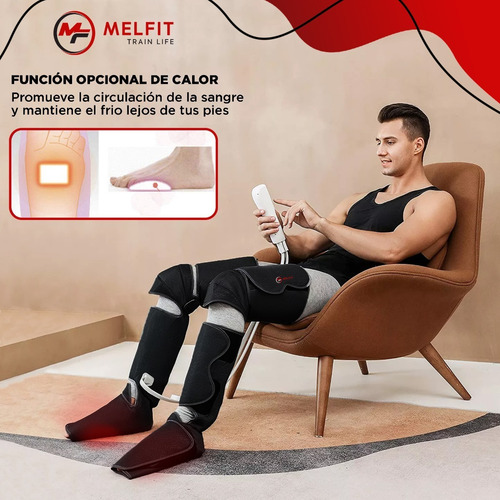Imagen 5 de 6 de Botas Presoterapia Full Drenaje Melfit Celulitis Masajes