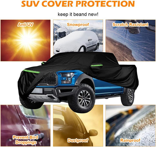 Cubierta De Camioneta Impermeable Para Todo Tipo De Clima, C