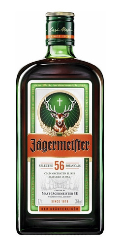 Imagen 9 de 9 de Pack Licor Jagermeister 700ml + 2 Vasos Shot Oficiales.