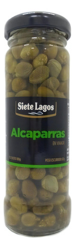 Siete Lagos alcaparras en vinagre x 100 gr