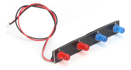Luz De Techo Para Coche Rc Escala 1/12 Cabeza De Barra Led R
