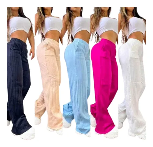 Pantalones Pants Sudadera Poliester Colores