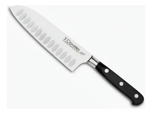 Cuchillo 3 Claveles Forge Santoku  17 Cm  (1565) Color Acero