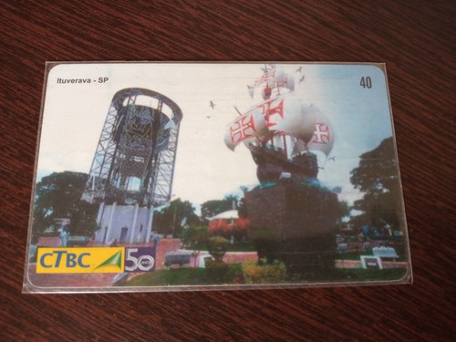 Cartão Telefonico Raro Ituverava Sp. Tir. 10mil (Usado)