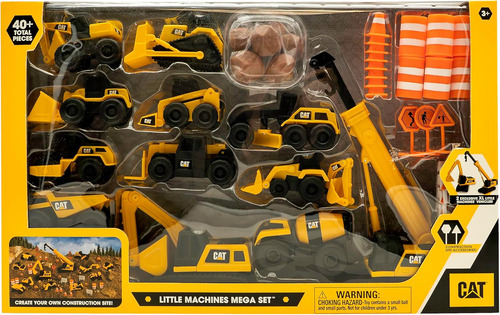 Juguetes De Construcción Cat, Juego De Megaactividad Little
