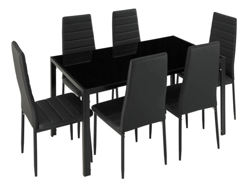 Juego De Comedor Avatar 6 Sillas. Armado Gratis Tienda Max