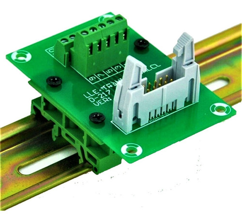 Soporte Clema Riel Din Drg-01 Pcb Plc Arduino Robotica