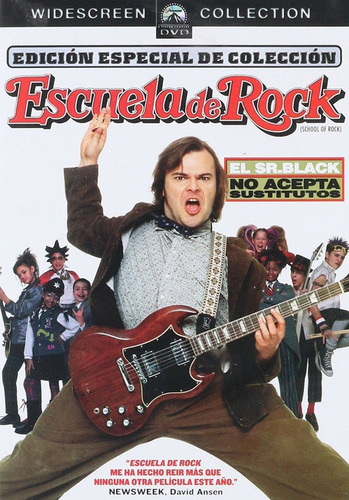 Escuela De Rock Jack Black Pelicula Original Dvd