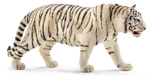 Schleich Animales Juguete Tigre Blanco +libro