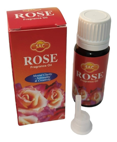 Essência Indiana Sac Rosa 10ml P/ Elevar O Ânimo 2 Unidades