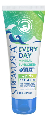 Protector Solar Mineral Spf 45 Every Day Kids | 2.5 Onzas Li