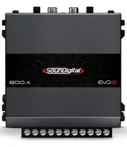 Comprar Módulo Amplificador SounDigital 800.4 EVO6 Classe D 4 Canais 4 Ohms - Canal 2 Ohms Bridge 4 Ohms - SD 800W RMS 4C Potência Som Automotivo Carro Caminhonete Picapes SUV 800 WRMS 800.4-4 SD800.4 EVO 6