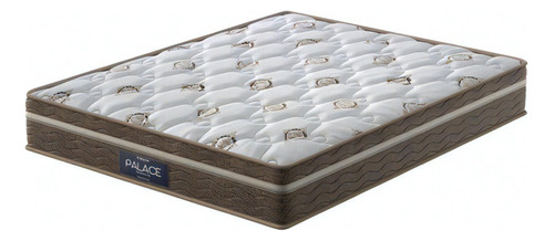 Colchão Mola Ensac. Prodormir Palace Diamante Queen 158x28cm Cor Branco