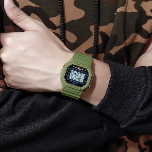 Reloj Digital Deportivo Led Electrónico A Prueba De Agua Par
