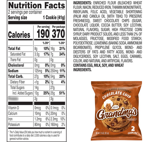 Galletas Con Chispas De Chocolate 81 Gramos Paquete De 10