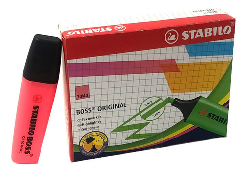 Bolígrafo Stabilo Boss Red Cx C/10 Un para marcar texto